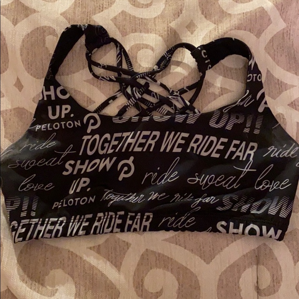 Peloton Graffiti Bra